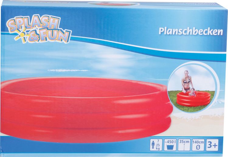 Produktbild: Splash & Fun Pool uni # 140 x 35 cm