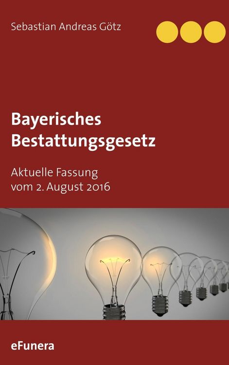 Produktbild: Bayerisches Bestattungsgesetz