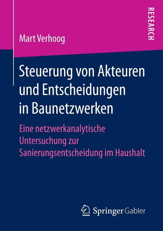 Produktbild: Steuerung von Akteuren und Entscheidungen in Baunetzwerken