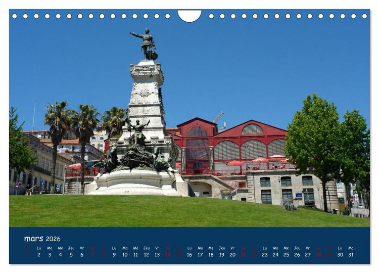 Produktbild: Porto - ville color&eacute;e sur le Douro (Calendrier mural 2026 DIN A4 vertical), CALVENDO calendrier mensuel
