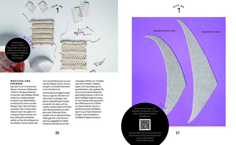 Produktbild: Love to knit: Stricken lernen mit Mini-T&uuml;chern von @maschenfein