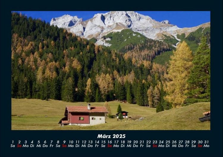 Produktbild: Bergige Welten 2025 Fotokalender DIN A4