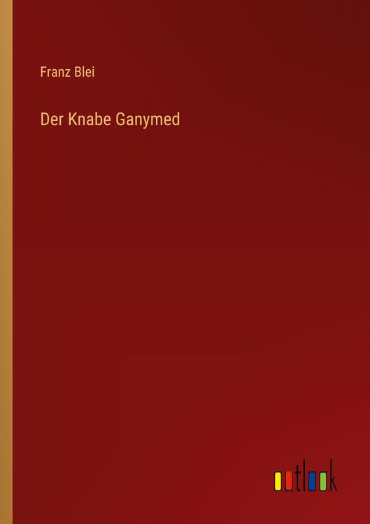 Produktbild: Der Knabe Ganymed