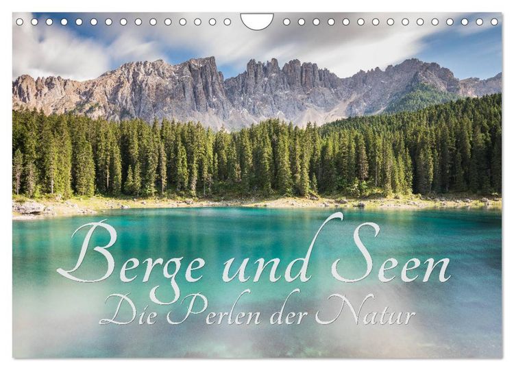 Produktbild: Berge und Seen - Die Perlen der Natur (Wandkalender 2026 DIN A4 quer), CALVENDO Monatskalender