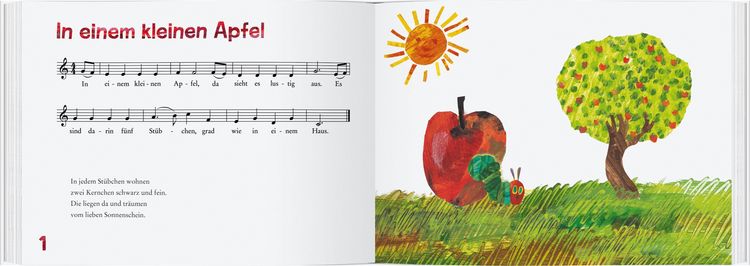 Produktbild: Die kleine Raupe Nimmersatt - Mein Liederbuch