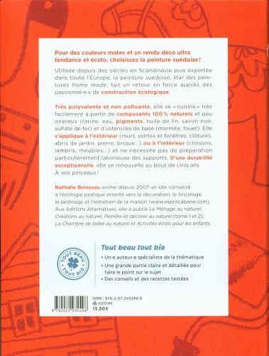 Produktbild: La peinture su&eacute;doise : 100 % &eacute;colo pour ext&eacute;rieur et int&eacute;rieur