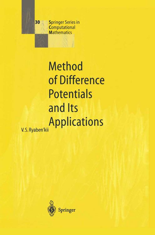 Produktbild: Method of Difference Potentials and Its Applications