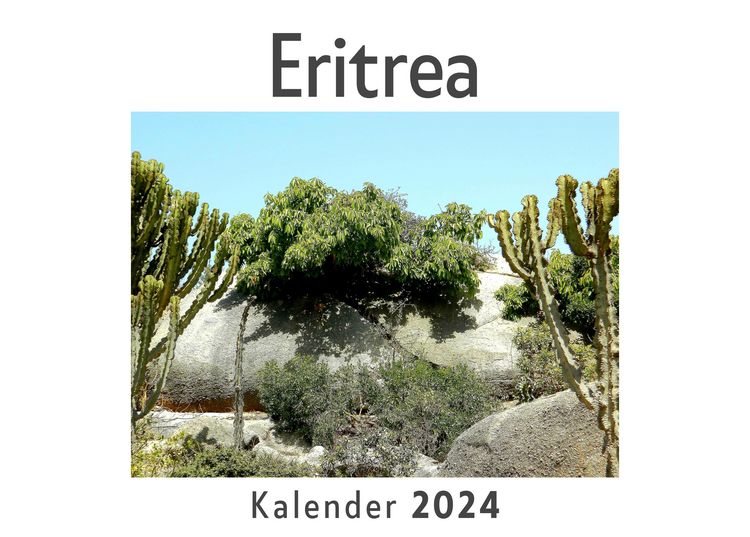 Produktbild: Eritrea (Wandkalender 2024, Kalender DIN A4 quer, Monatskalender im Querformat mit Kalendarium, Das perfekte Geschenk)