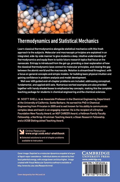 Produktbild: Thermodynamics and Statistical Mechanics