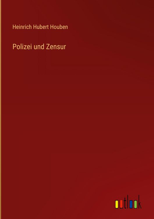 Produktbild: Polizei und Zensur