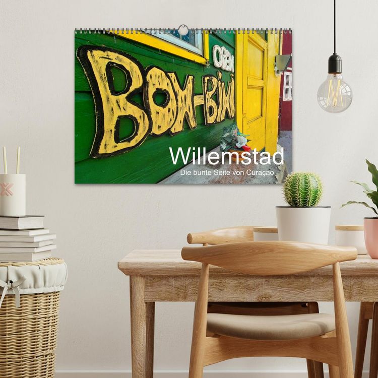 Produktbild: Willemstad - Die bunte Seite von Cura&ccedil;ao (Wandkalender 2026 DIN A3 quer), CALVENDO Monatskalender