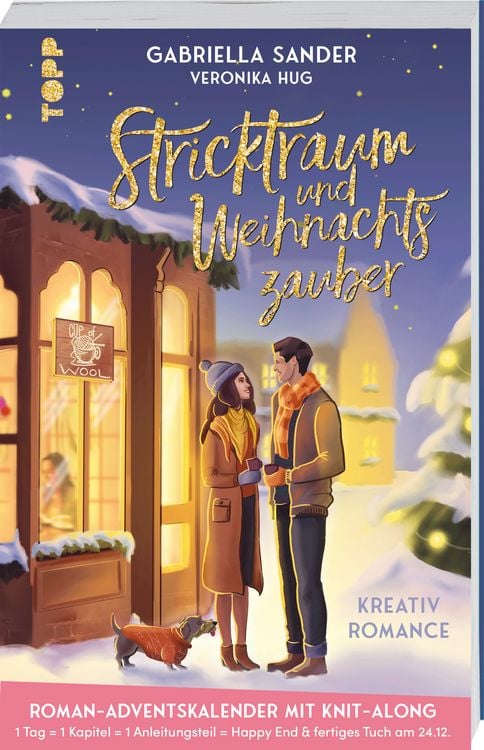Produktbild: Stricktraum und Weihnachtszauber. Eine Kreativ-Romance. Mit Multimuster-Tuch-Knit-Along. Adventskalenderbuch