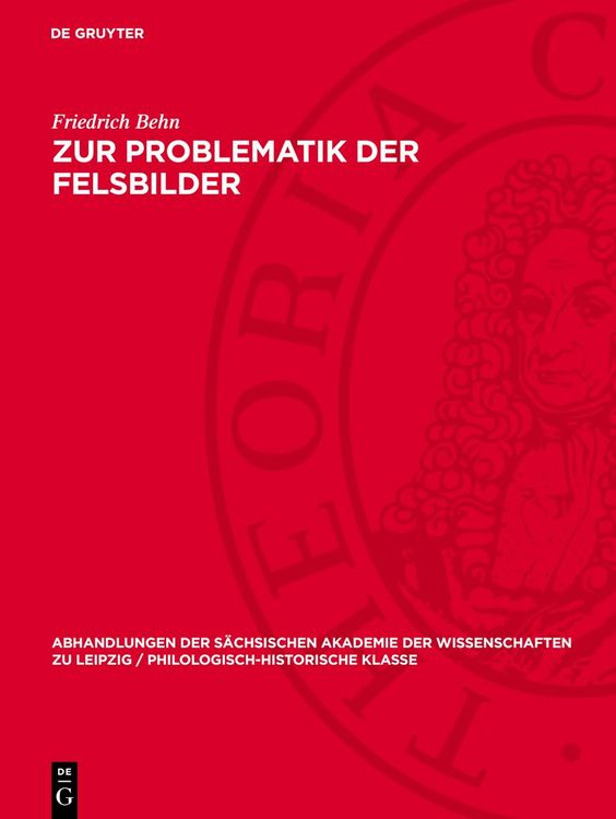 Produktbild: Zur Problematik der Felsbilder