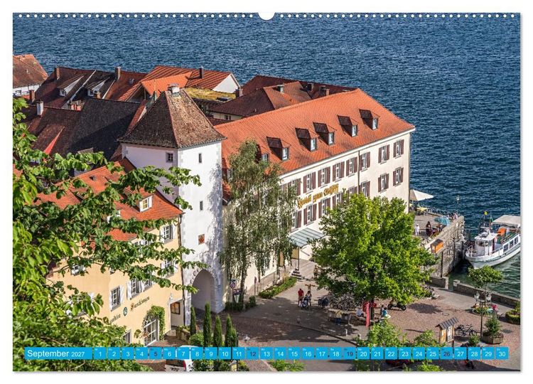 Produktbild: Meersburg - pittoreske Kleinstadt am Bodensee (Wandkalender 2027 DIN A2 quer), CALVENDO Monatskalender