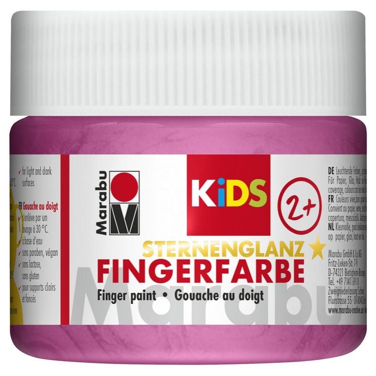 Produktbild: Marabu KiDS Fingerfarbe Sternenglanz 4x100ml