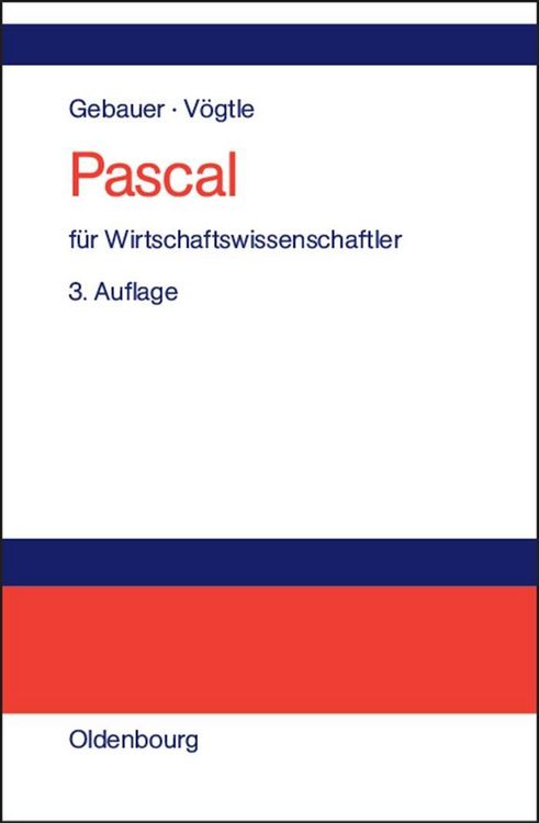 Produktbild: Pascal f&uuml;r Wirtschaftswissenschaftler