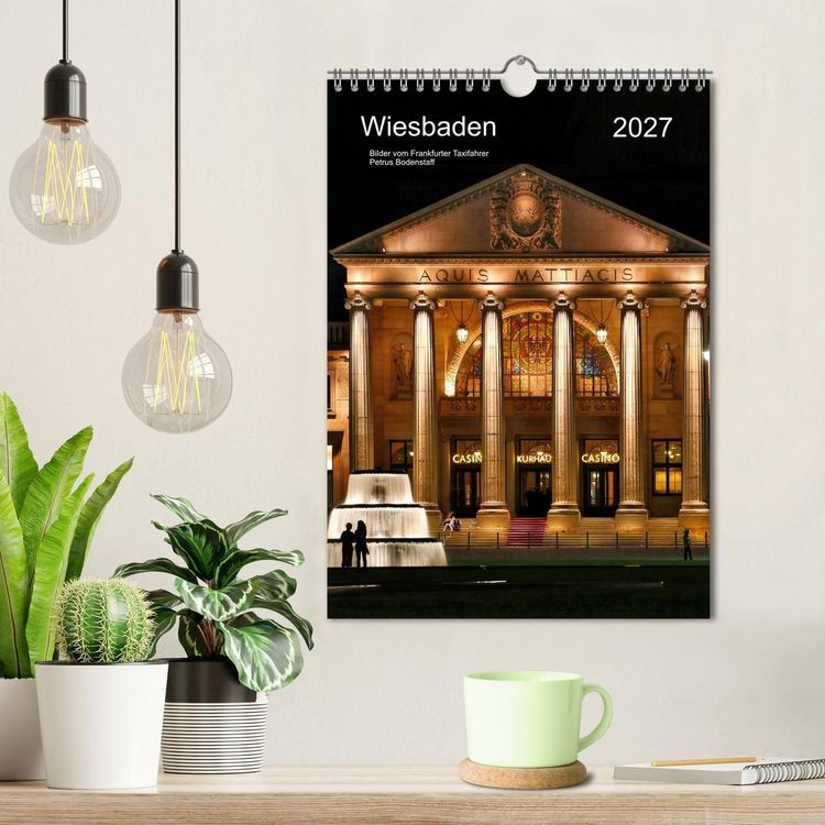 Produktbild: Wiesbaden Kalender 2027 Bilder vom Frankfurter Taxifahrer Petrus (Wandkalender 2027 DIN A4 hoch), CALVENDO Monatskalender