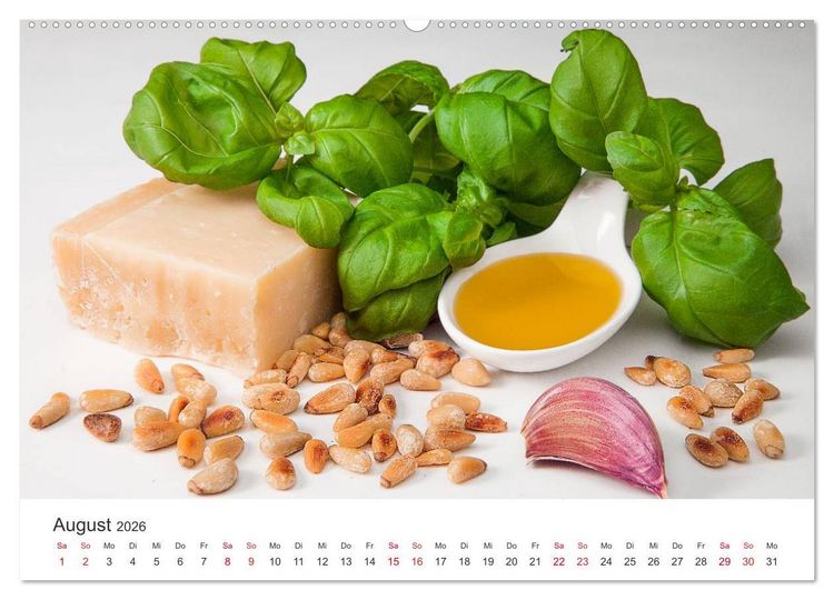 Produktbild: Kulinarische Kompositionen (Wandkalender 2026 DIN A2 quer), CALVENDO Monatskalender