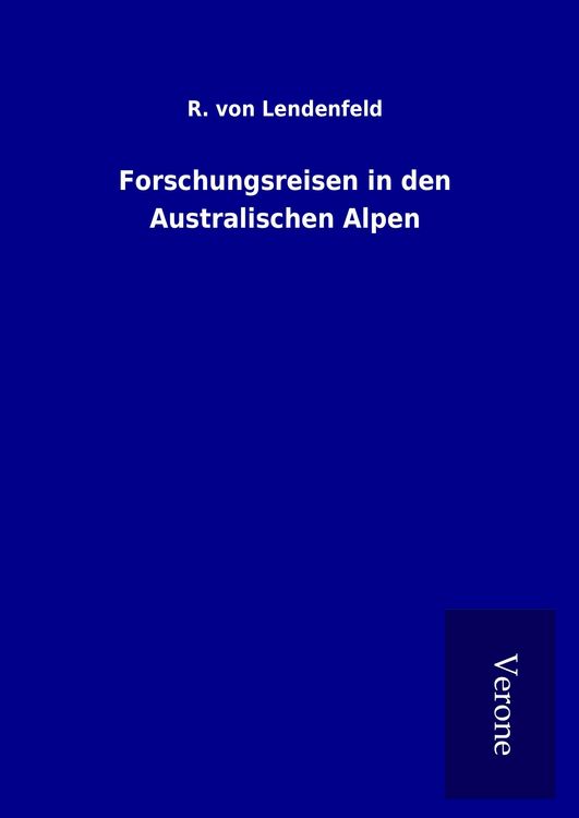 Produktbild: Forschungsreisen in den Australischen Alpen