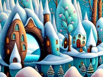 Produktbild: CALVENDO Puzzle Ein Wintertag | 1000 Teile Lege-Gr&ouml;&szlig;e 64x48cm Foto-Puzzle f&uuml;r gl&uuml;ckliche Stunden