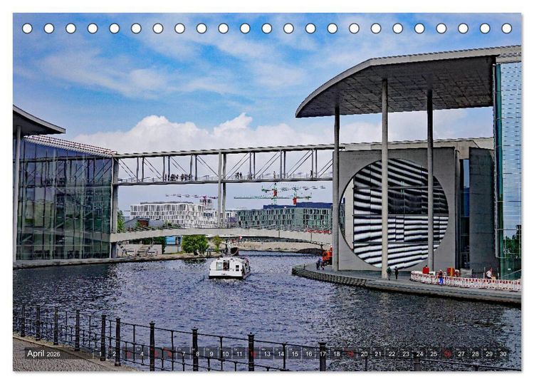 Produktbild: Hauptstadt Berlin (Tischkalender 2026 DIN A5 quer), CALVENDO Monatskalender