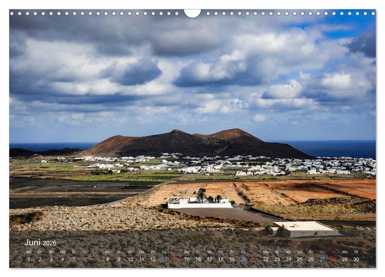 Produktbild: Lanzarote - Trauminsel vor Afrika (Wandkalender 2026 DIN A3 quer), CALVENDO Monatskalender