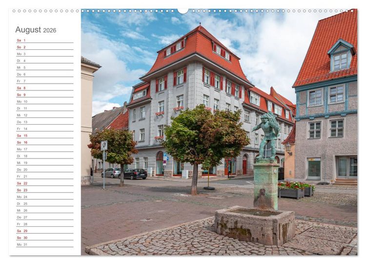 Produktbild: Stadtansichten Aschersleben (hochwertiger Premium Wandkalender 2026 DIN A2 quer), Kunstdruck in Hochglanz
