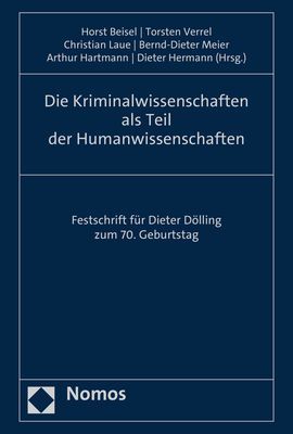 Produktbild: Die Kriminalwissenschaften als Teil der Humanwissenschaften