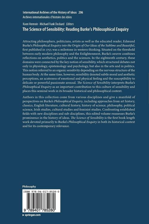 Produktbild: The Science of Sensibility: Reading Burke's Philosophical Enquiry