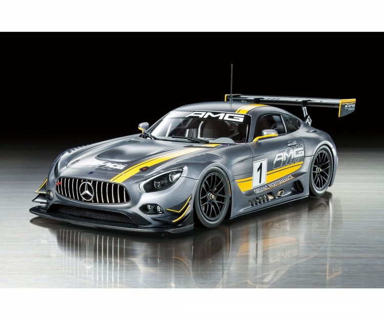 Produktbild: Tamiya 300024345 Mercedes-AMG GT3 #1 Automodell Bausatz 1:24
