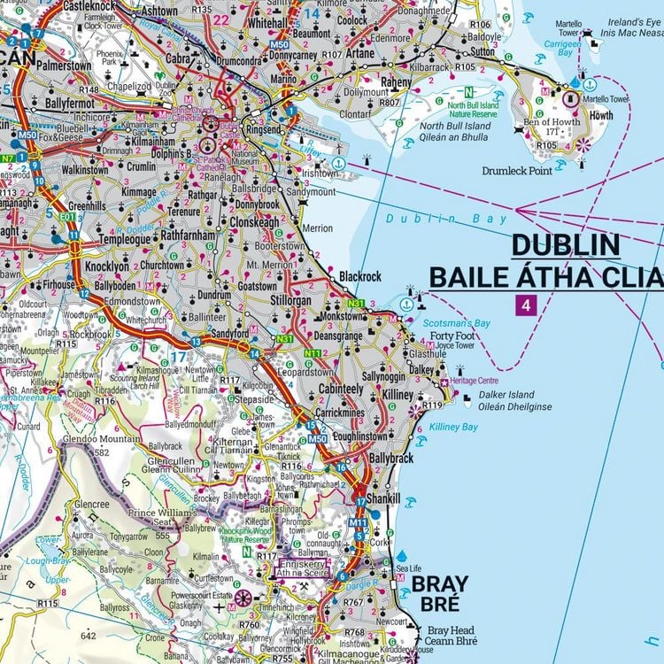 Produktbild: freytag & berndt Stra&szlig;enkarte Irland Set 1:150.000