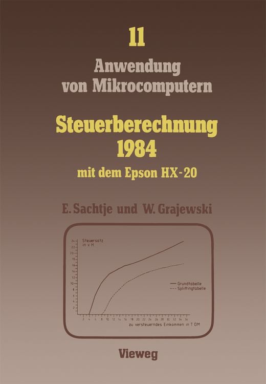 Produktbild: Steuerberechnung 1984 mit dem Epson HX-20