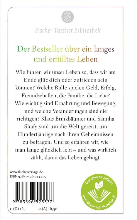 Produktbild: Das kluge, lustige, gesunde, ungebremste, gl&uuml;ckliche, sehr lange Leben