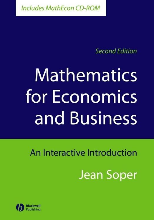 Produktbild: Mathematics for Economics and Business