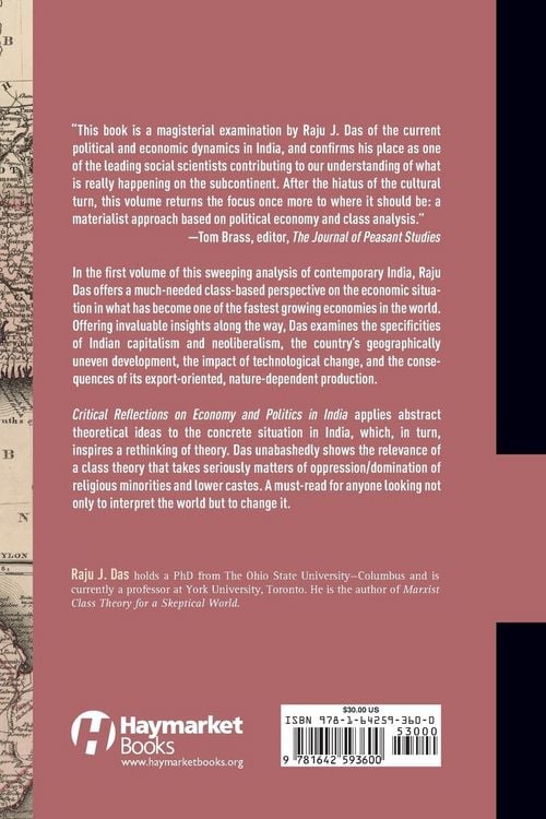 Produktbild: Critical Reflections on Economy and Politics in India. Volume 1