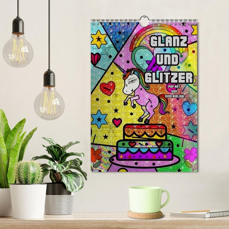 Produktbild: Glanz und Glitzer (Wandkalender 2026 DIN A4 hoch), CALVENDO Monatskalender
