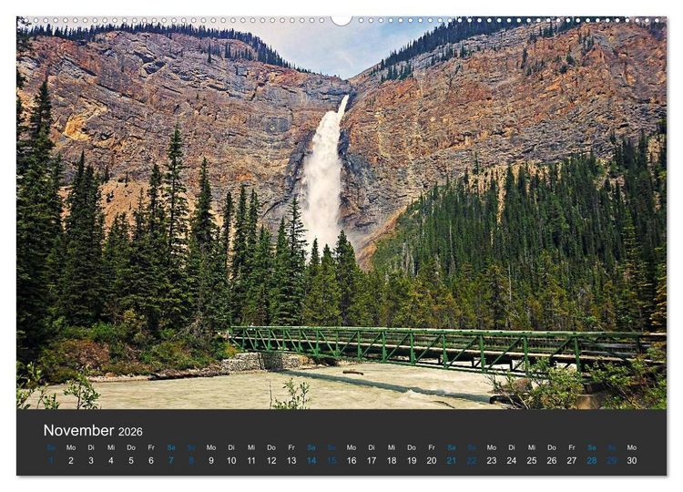 Produktbild: Der weite Westen Kanadas - Banff und Yoho National Park (Wandkalender 2026 DIN A2 quer), CALVENDO Monatskalender