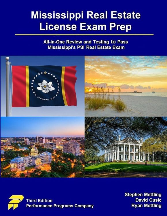 Produktbild: Mississippi Real Estate License Exam Prep