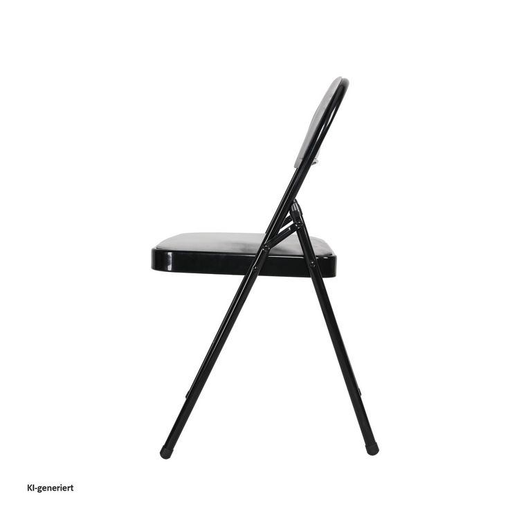 Produktbild: HTI-Living 4er Set Klappst&uuml;hle mit Polsterung Metallgestell und Samtbezug