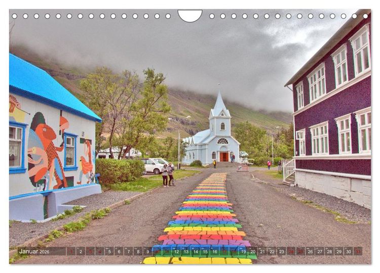 Produktbild: Island - Landschaften, Natur und Licht (Wandkalender 2026 DIN A4 quer), CALVENDO Monatskalender