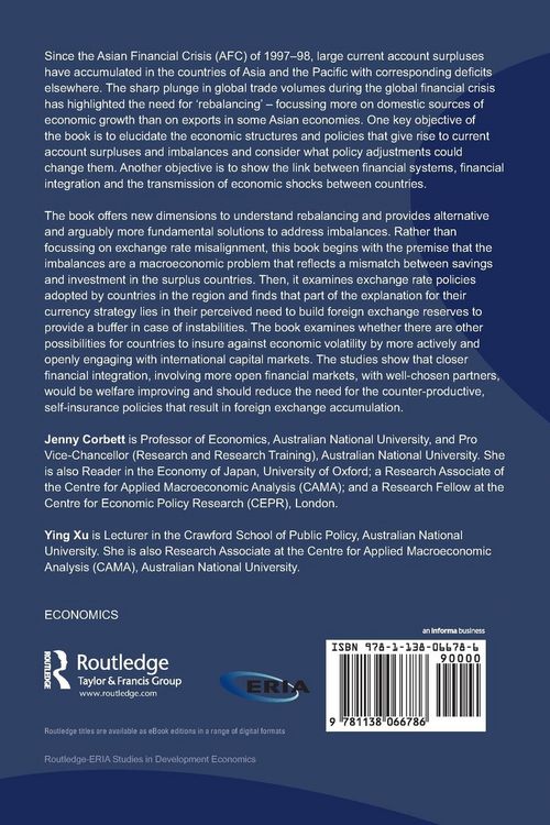 Produktbild: Rebalancing Economies in Financially Integrating East Asia