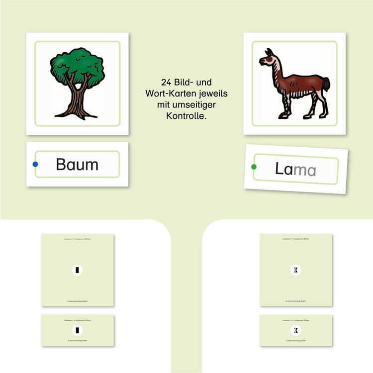Produktbild: Ich kann W&ouml;rter lesen - Teil 1 - Meine Lesedosen 1-7 im Set