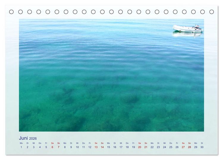 Produktbild: Sch&ouml;nes Istrien 2026 (Tischkalender 2026 DIN A5 quer), CALVENDO Monatskalender