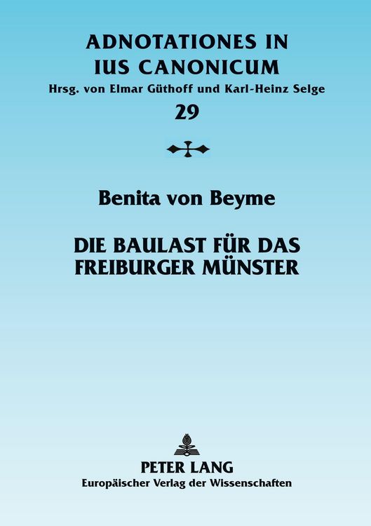 Produktbild: Die Baulast f&uuml;r das Freiburger M&uuml;nster