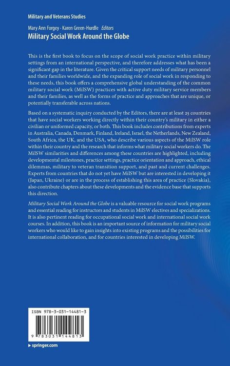 Produktbild: Military Social Work Around the Globe