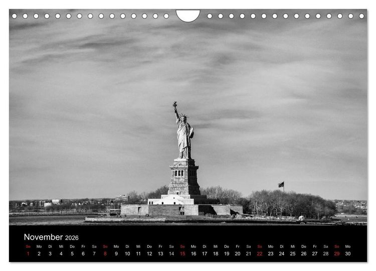 Produktbild: New York 2026 (Wandkalender 2026 DIN A4 quer), CALVENDO Monatskalender