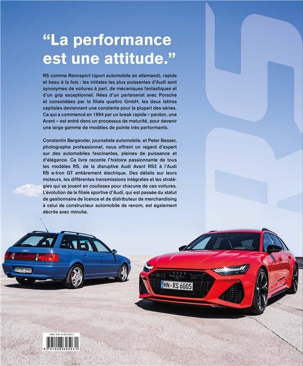 Produktbild: Audi RS : histoire, mod&egrave;les, technique