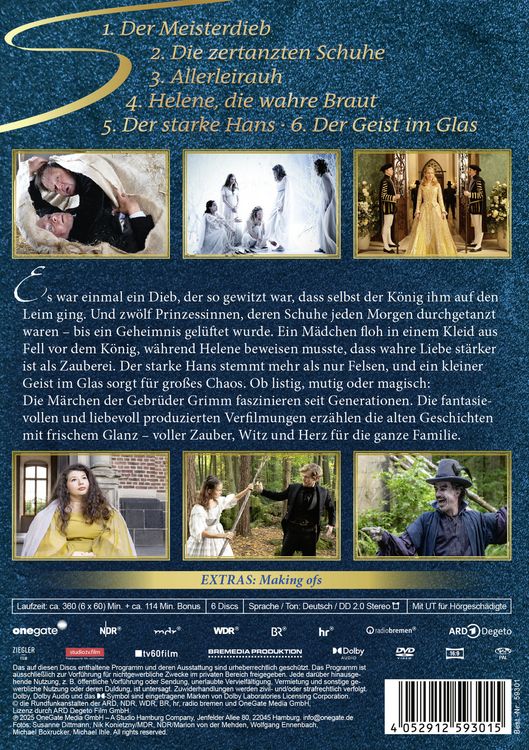 Produktbild: Sechs auf einen Streich - Grimms M&auml;rchen-Box [6 DVDs]