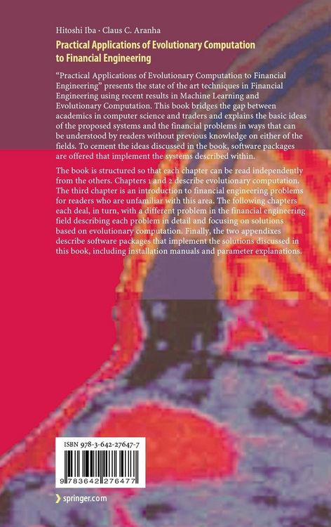 Produktbild: Practical Applications of Evolutionary Computation to Financial Engineering