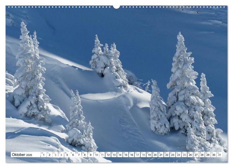 Produktbild: Winterm&auml;rchen Landschaften im Schnee (hochwertiger Premium Wandkalender 2026 DIN A2 quer), Kunstdruck in Hochglanz